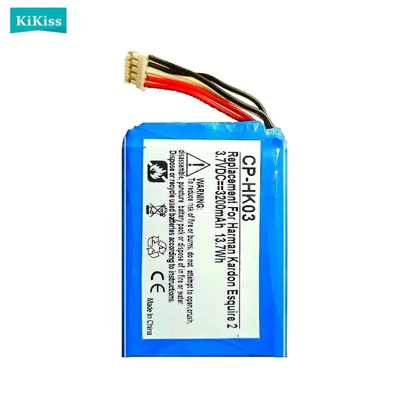 GSP805070 Speaker Battery For Harman Kardon Esquire 2 Speaker 3.7V 3200mAh High Quality