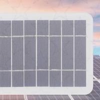 2W Solar Panel With USB Waterproof Outdoor Hiking And Camping Portable Battery Mobile Phone Charging Bank Charging Panel 5V