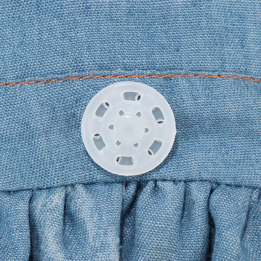 100pcs Plastic Crafts Handmade Fasteners Stud Press Button Sewing