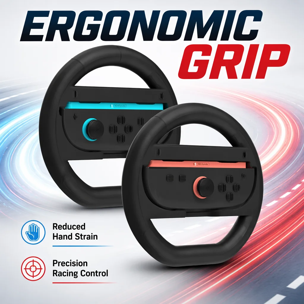 Gaming Accessories Holder - 2PCS Pegangan Setir Balap Gaming Untuk