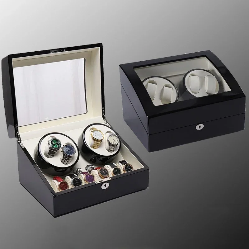 Automatic Watch Winders Silent Mechanism Movement Watches Winding Device Household Portable Mechanical Watch Organizer Boxes