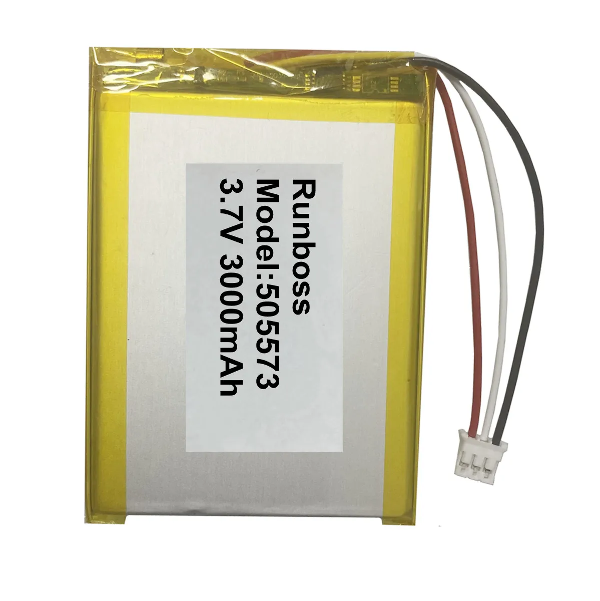 1-10PCS 505573 3.7V 3000mAh 11.1Wh Li-Polymer Rechargeable Lithium-ion Battery JST 3Pin 2.0mm Connector NTC 3-Wires Thermistor