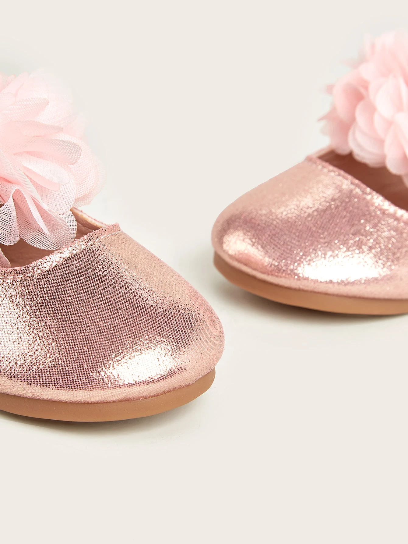 Children Girls Spring Autumn Korean Style Fashion Princess Style Soft Sole Solid Color Pearl Flower Design Dance Shoes Leather