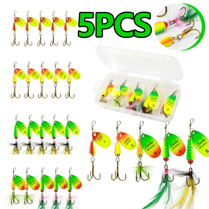 5-pcs-isca-de-pesca-pena-spinner-isca-rotativa-lantejoulas-colher-isca-ganchos-agudos-metal-duro-spinner-iscas-kit-com-caixas-de-equipamento