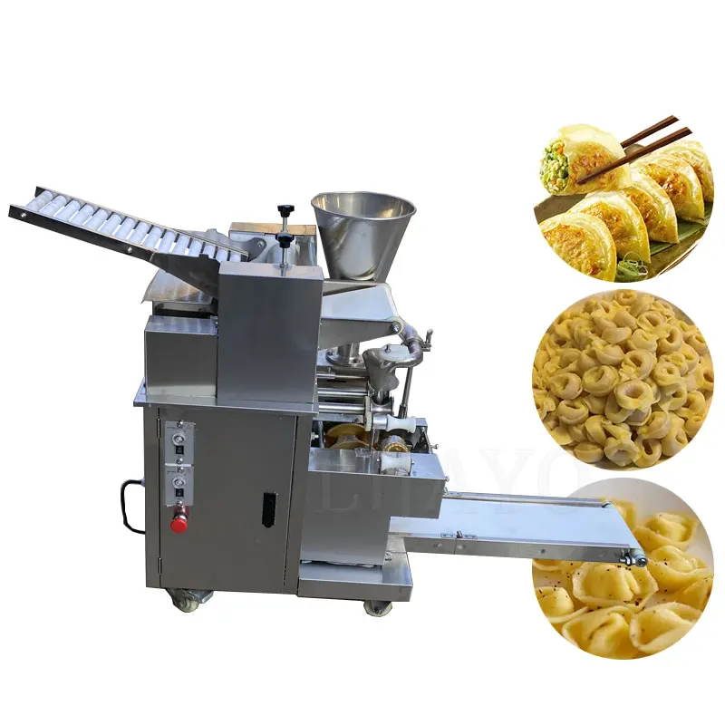 Automatic Momos Dumpling Gyoza Machine Russia Ravioli Tortellini Pierogi Pelmeni Empanada Samosa Making Machine 110/220v