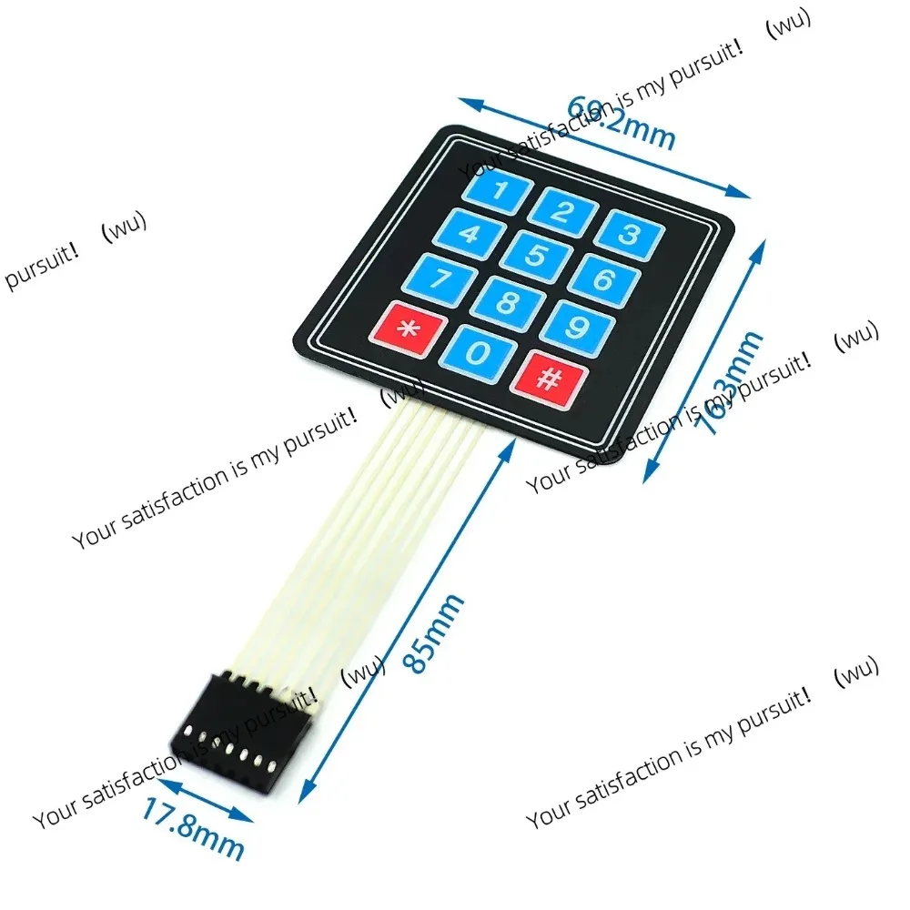 1-10 3 * 4 4 * 4 matrix keyboard 16 key membrane switch keypad for Arduino 3x4 4x4