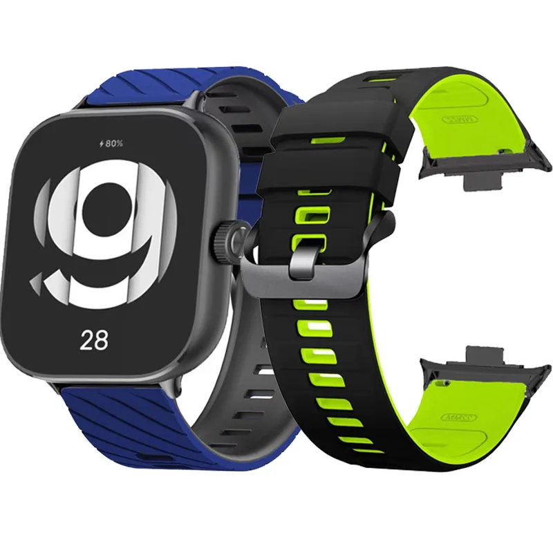 Silikonarmband für Redmi Watch 4 5 6 Smartwatch Sportarmband für Xiaomi Mi Band 8pro 9pro Redmi Watch6 5 4 Correa Zubehör