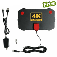 5000 Miles HD 8K 4K 1080P Indoor Digital TV Antenna 25DB HDTV Antena DVB-T DVB-T2 Cable TV Antena UHF VHF DTV Tv Antennas Aerial