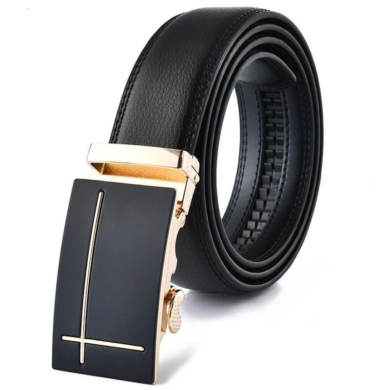 

Men's Automatic Belt - Adjustable Waistband for Business & Casual, Comfortable Strap, Trendy Daily Wear, Affordable Accessory