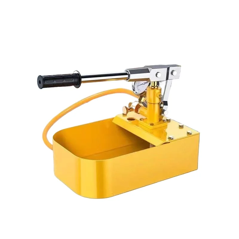 YJQ manual pressure test pump tap water pipe floor heating press water pipe pressure measurement portable pressure device
