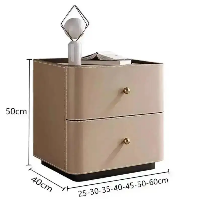 Nightstand Modern Aesthetic Luxury Nordic Storage Italian Bedside Table Trendy Drawer Comodini Camera Letto Bedroom Furniture