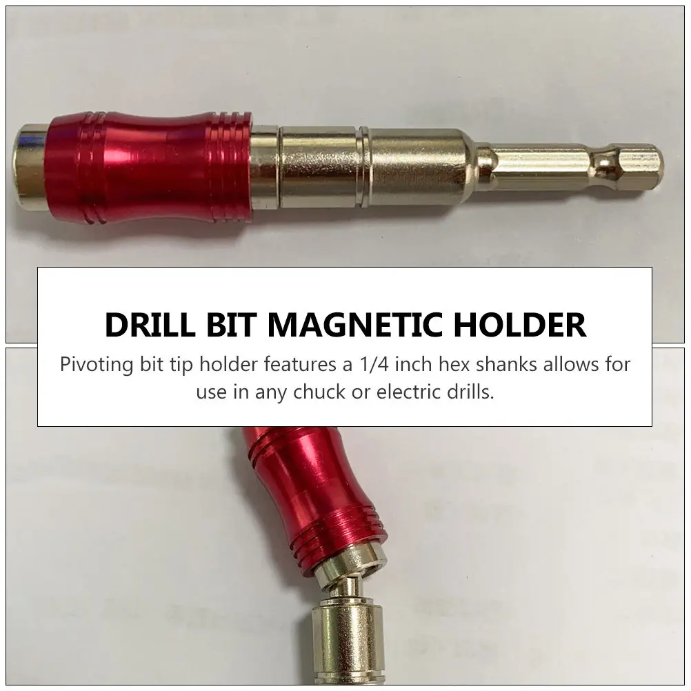 1/4 Inch Hex Shank Bit Extension Rod Magnetic Connector For Electric Drill Drill Bit Holder Chrome-Vanadium Steel 1