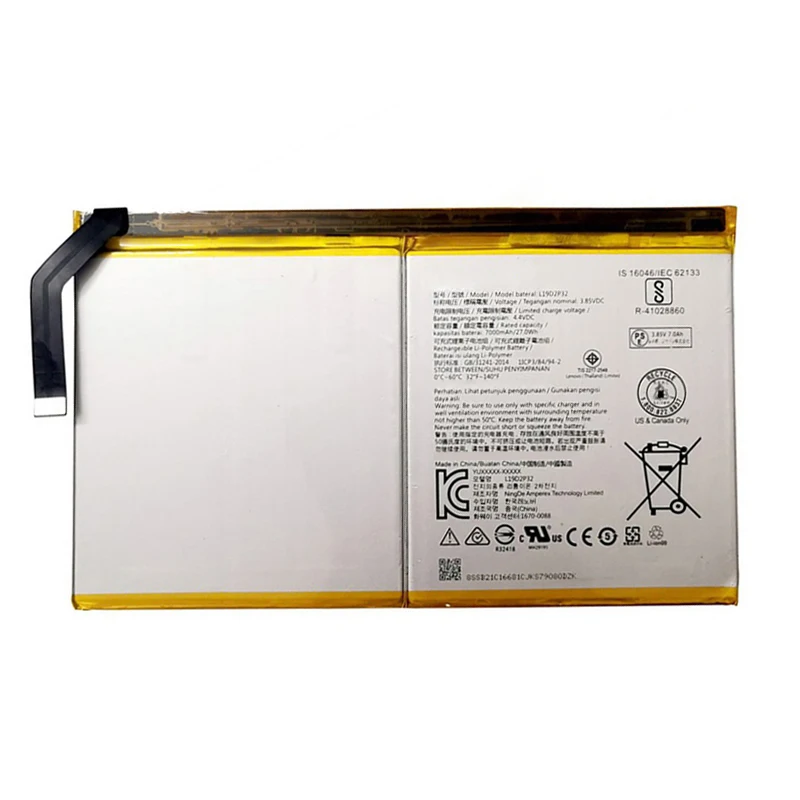 100% Original New L19D2P32 Tablet Battery For Lenovo YOGA TAB 5 Smart Tab PRC WOR YT-X705L YT-X705X YT-X705F 7000mAh Batterij