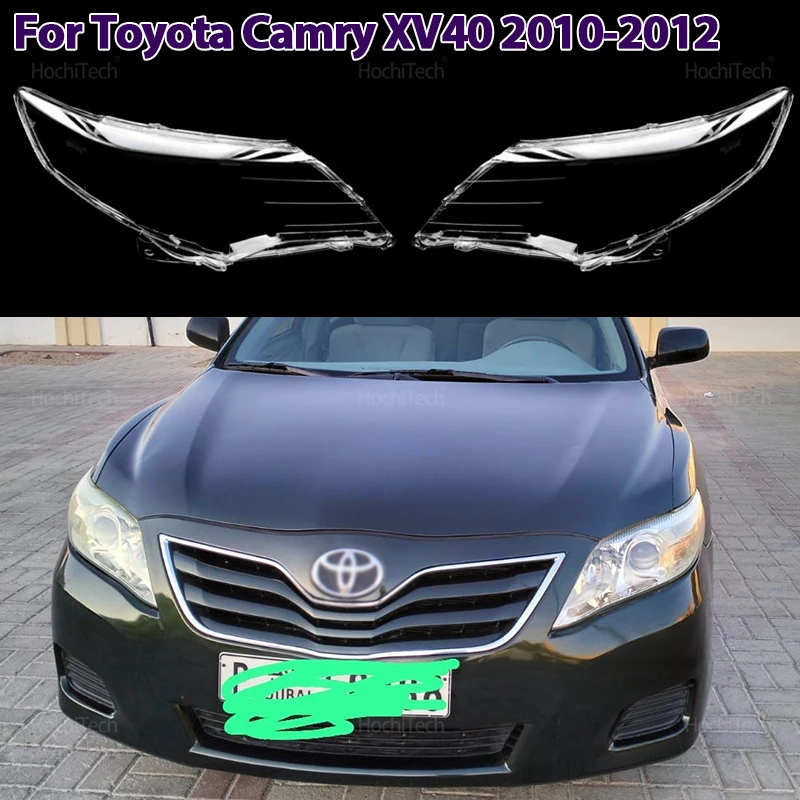 

Car Headlight Cover Lampshade Bright Shell Cover Lamp Clear Lens Cover for Toyota Camry XV40 2010-2012 Middle East Version