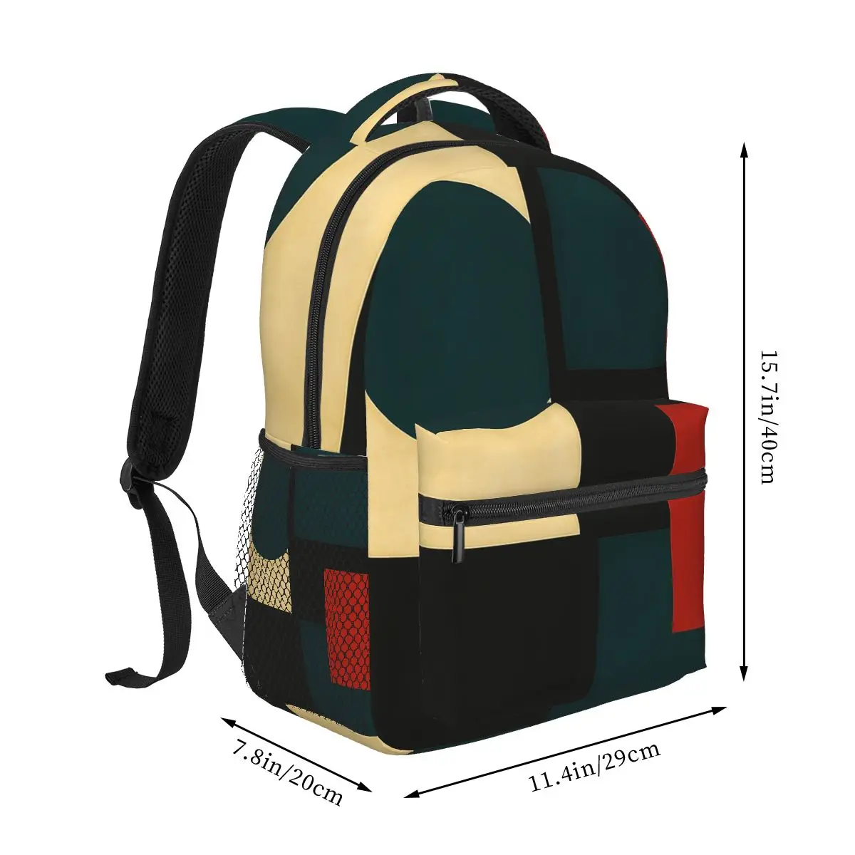 Copy Of Bauhaus Ando Design Inspired By Bauhaus Style Backpack Hot Sale Daypack Large Capacity BookBag School Bag Shoulder Bags