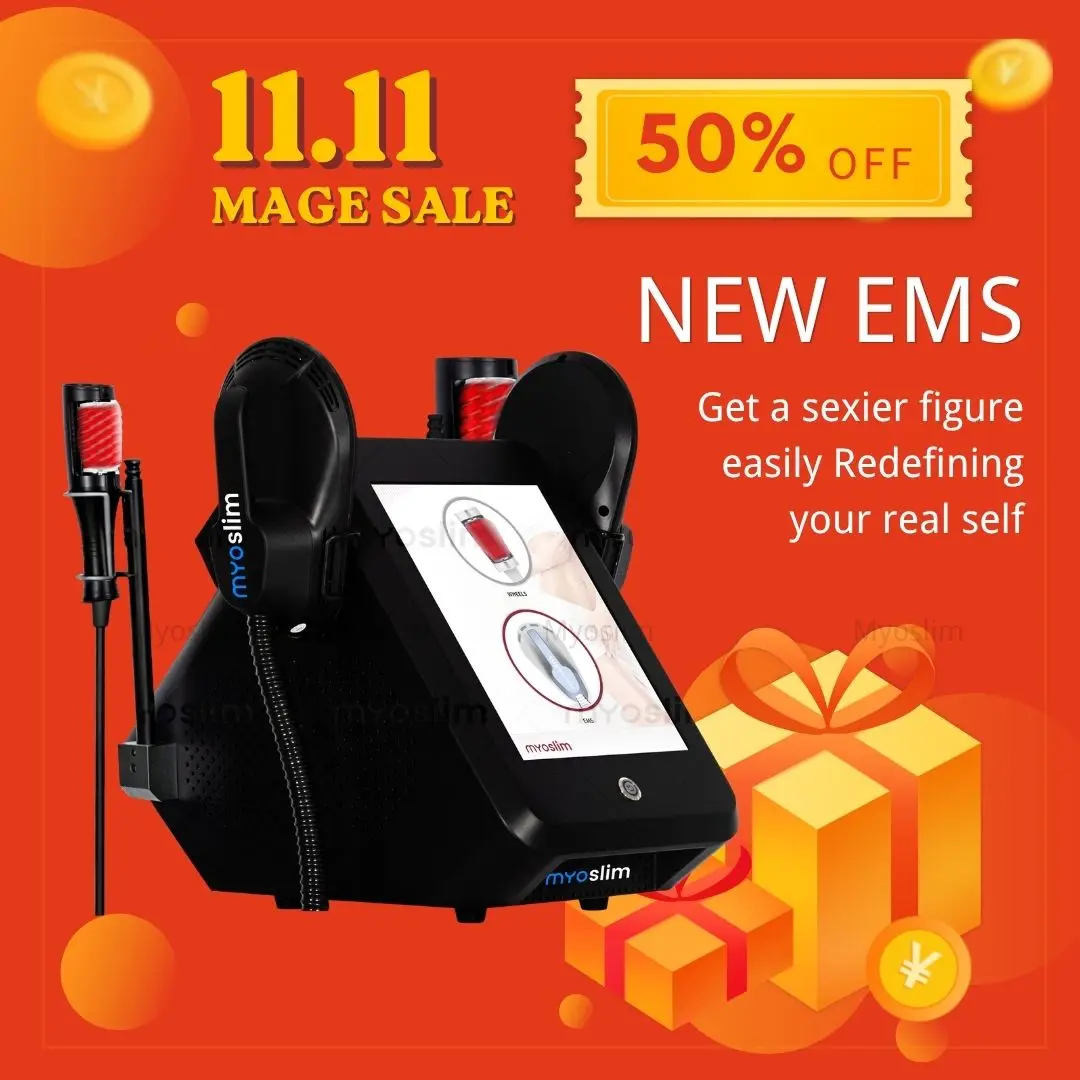 360 Degree Inner Ball Roller Vacuum Massage Device EMS MYOSLIM Body Shaping Cellulite Removal Skin Tightening Weight Loss Salon