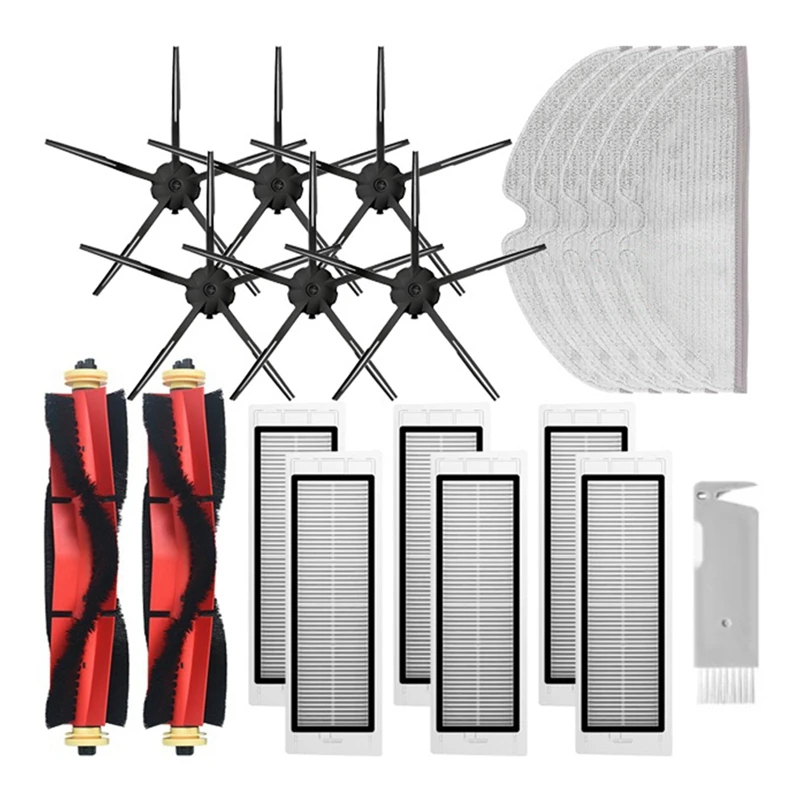 

A43F-For Xiaomi Roborock S5 Max S6 Maxv Robot Vacuum Cleaner Accessories Mop Cloth HEPA Filter Main Side Brush Spare Parts
