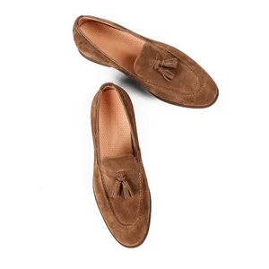 Neue britische Lefu -Schuhe für Männer, Low Top, Anti -Spinning, Nobuck -Leder, runder Kopf, lässig, Anpassung, vier Stationen 10 Hauptverkäufe Shein Shoes - №10