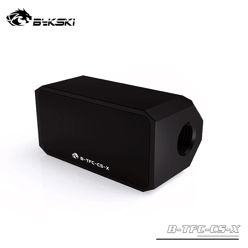 BYKSKI-medidor de temperatura B-TFC-CS-X G1/4 \'\', Enfriador de agua, pantalla Digital OLED, Monitor, termómetro, alarma de Error de flujo