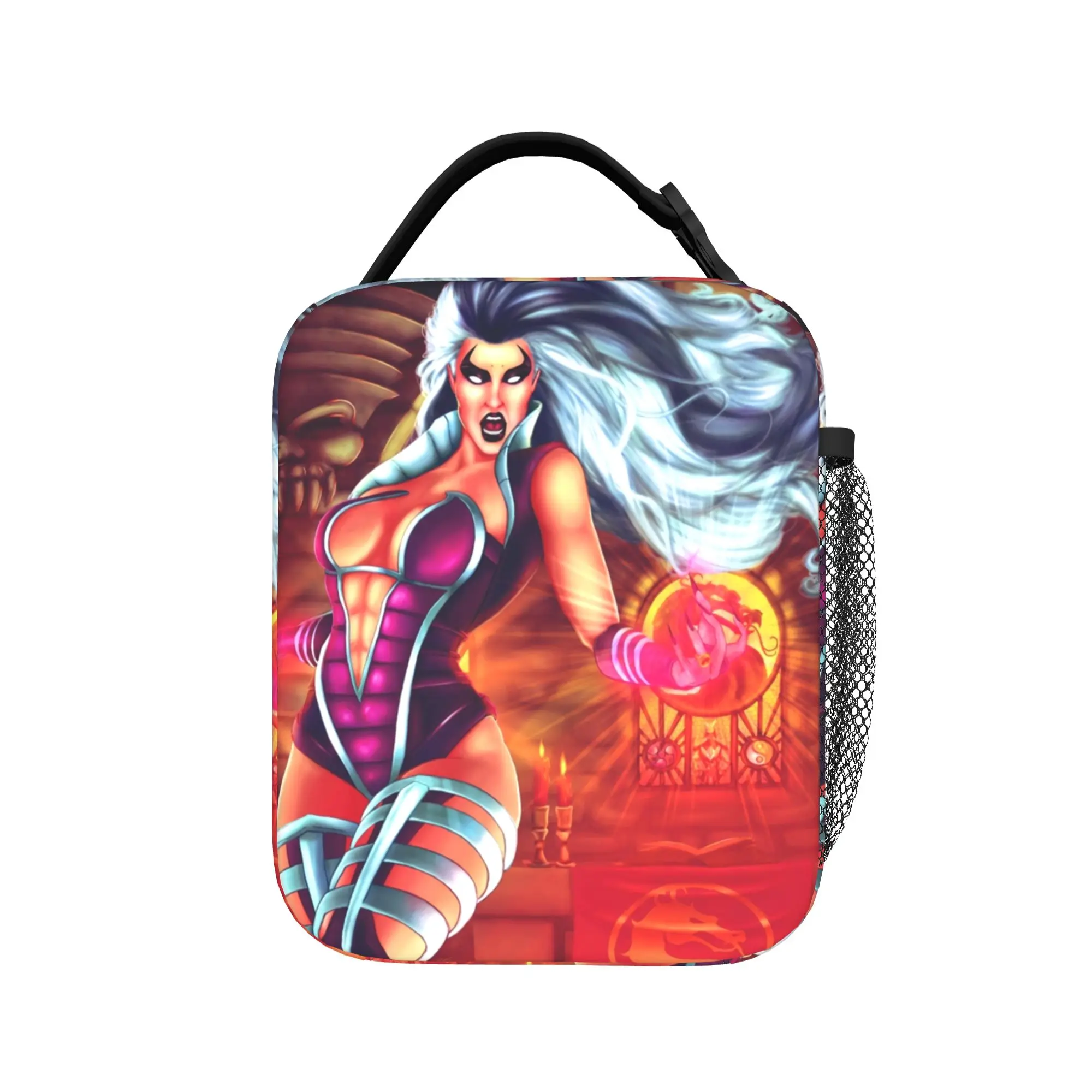 Bolsa térmica isolada The Empress, alta capacidade, Mortal Kombat MK11, bolsa térmica reutilizável, lancheira escolar, piquenique, homens, mulheres