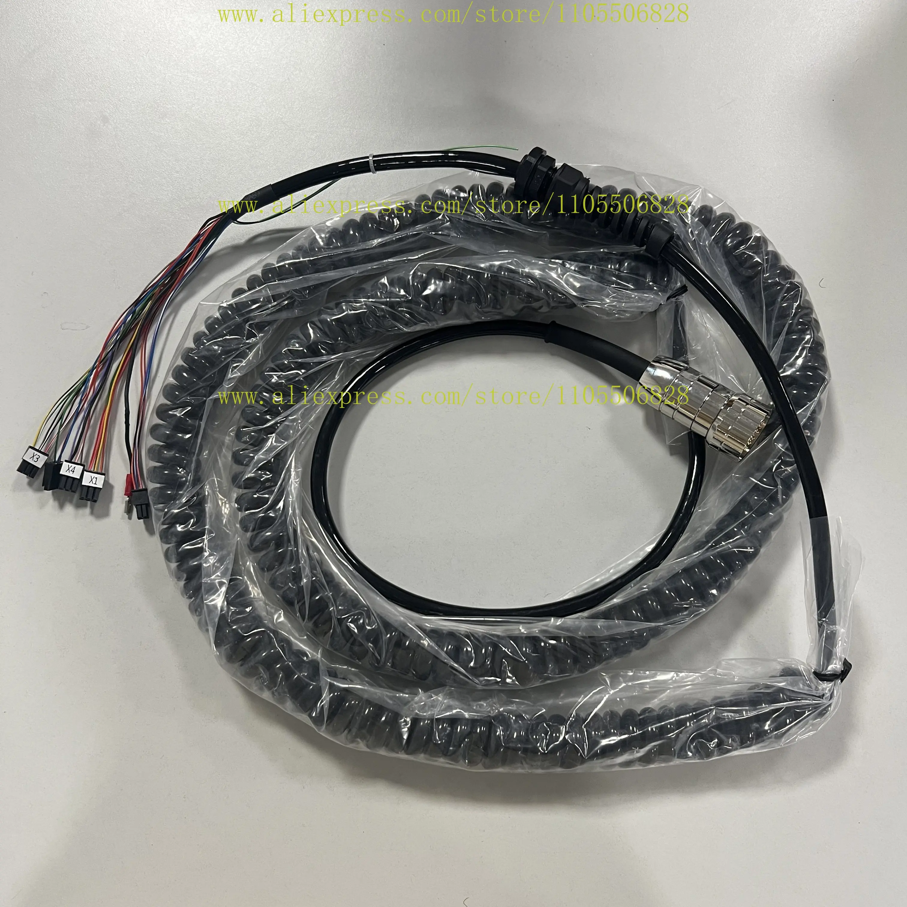 Handwheel wire 6FX2007-1AD03/1AD13/1AD02/1AD01 Spiral spring wire with plug
