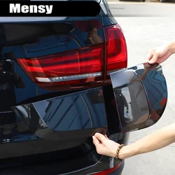 For BMW X5 F15 2014 2015 2016 2017 2018 ABS Blackened Car Rear Tail Light Turn Signal  Trim Cover Sticker Car Accessories