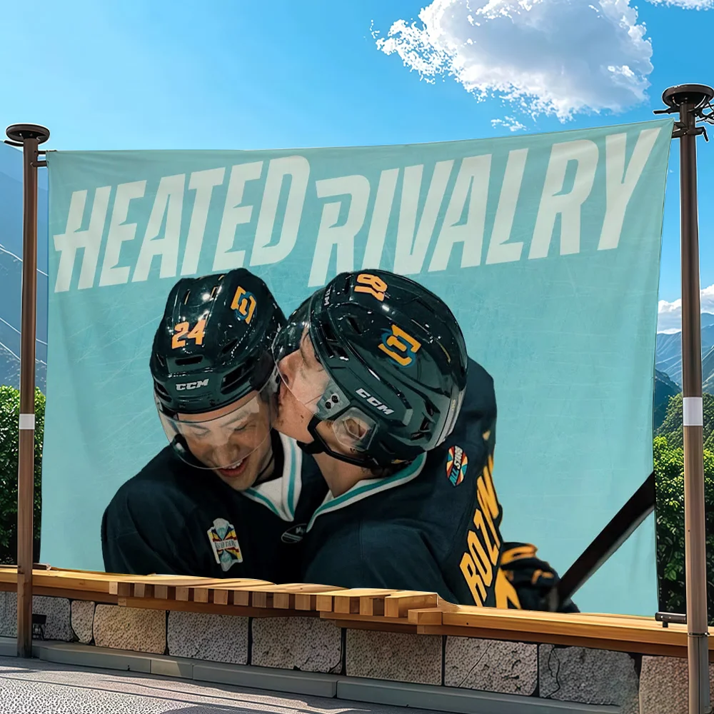 TV H-Heated Rivalry Flag Tapestry Outdoor Party Bedroom Living Room Dormitory Decorative Themed Wall Hanging Banner Gift