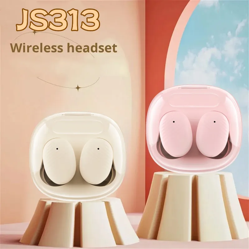 JS313 TWS Wireless Headphones Earphone Bluetooth-compatible 5.0 Waterproof Headset with Mic for Xiaomi iPhone JS313 Earbuds