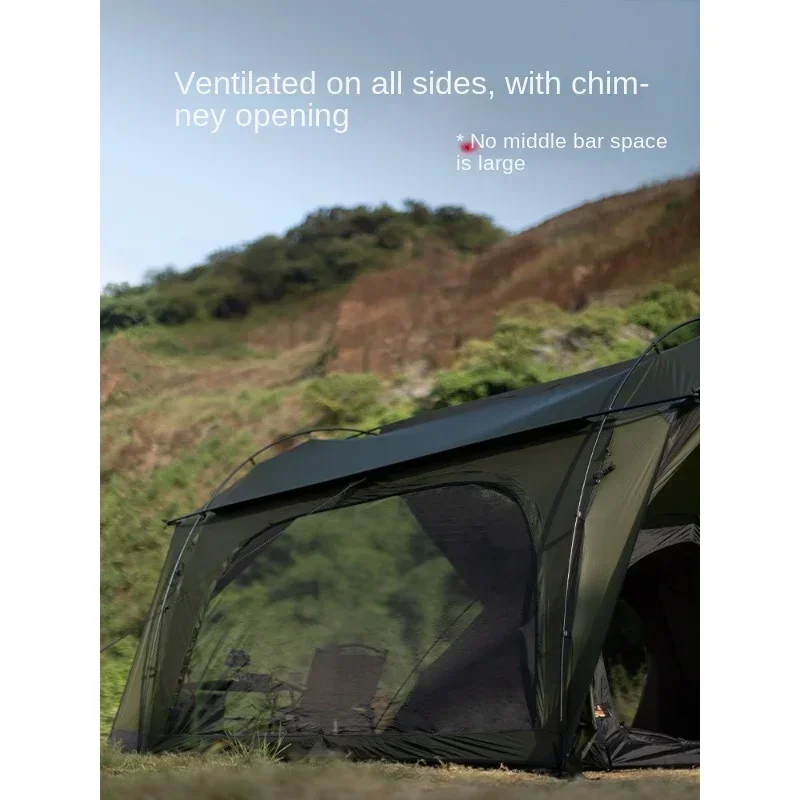 

Outdoor Green Car Canopy Camping Tent Car Tent Sunshade Folding Tent Cloth Tail SUV