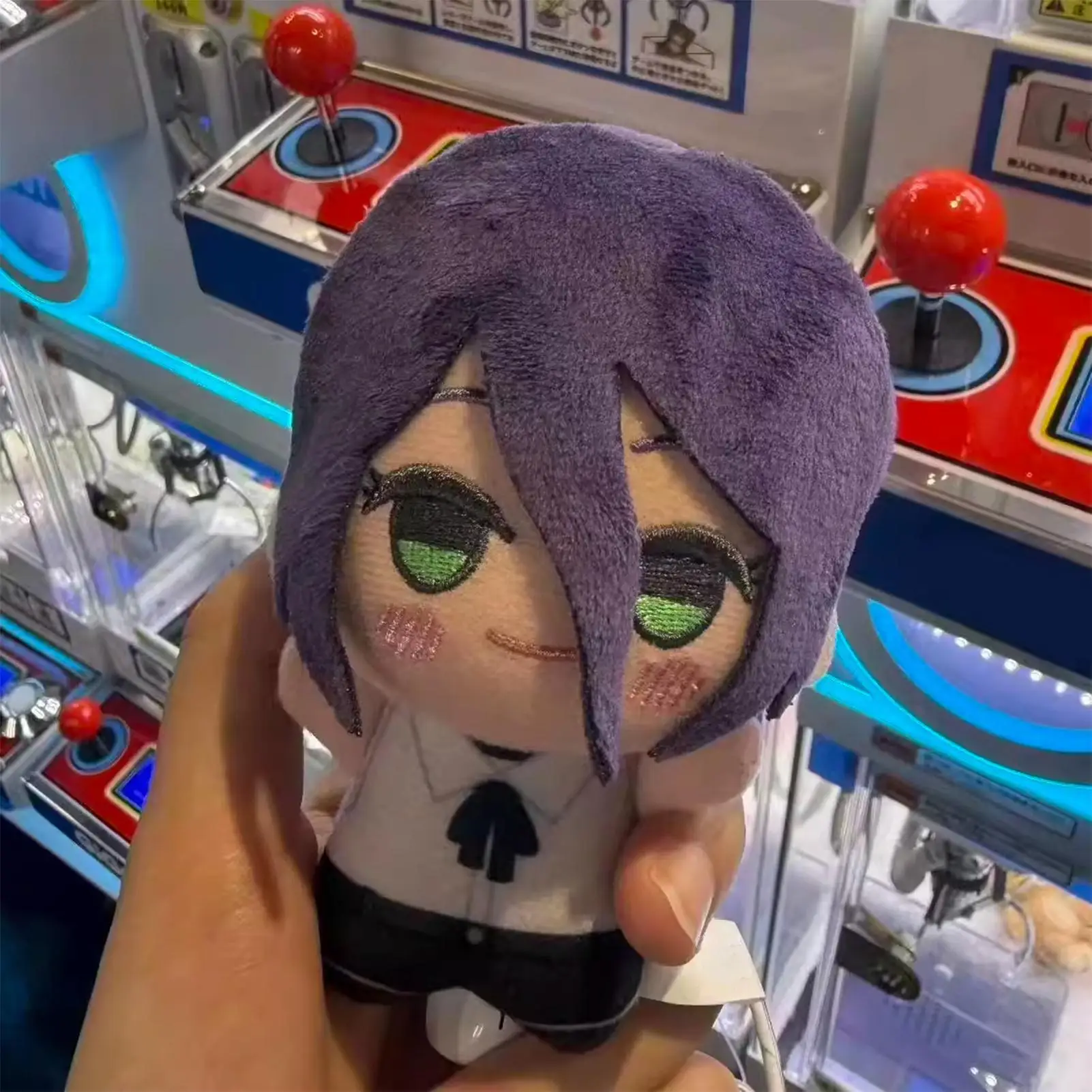 Anime motosserras homem mini brinquedo de pelúcia chaveiro bonito macio recheado travesseiro presente aniversário cosplay personagem colecionável brinquedo boneca