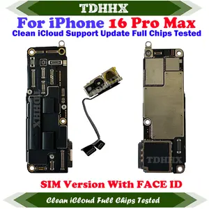 Bilashmart iPhone 16 pro Max/16Pro Motherboard iOS Update Support Clean iCloud Logic Board Chips Working Dual SIM China Version