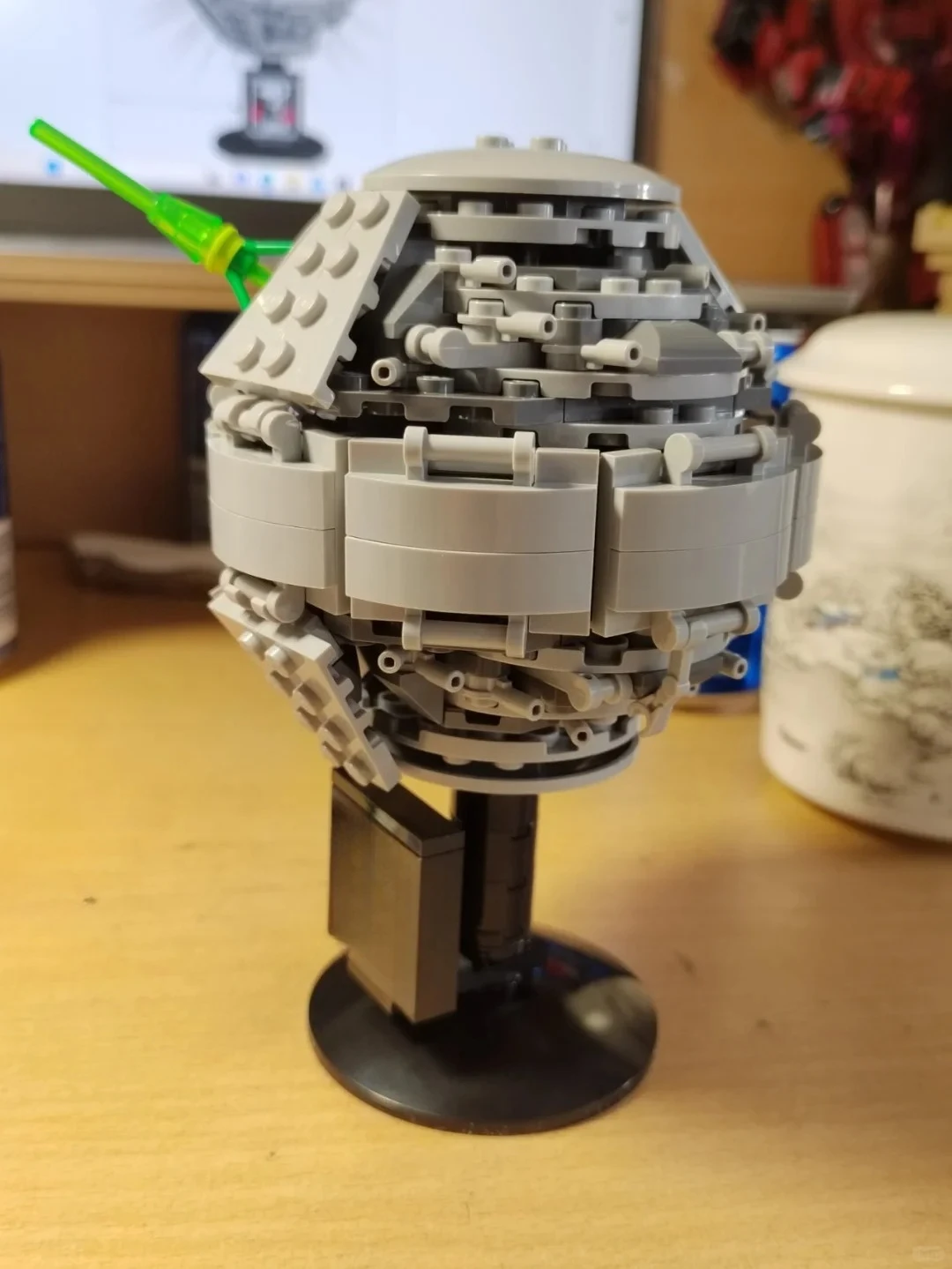 Moc space wars mini death star-2 conjuntos de blocos de construção 40591 compatível com partículas legoed adequado para presentes de natal
