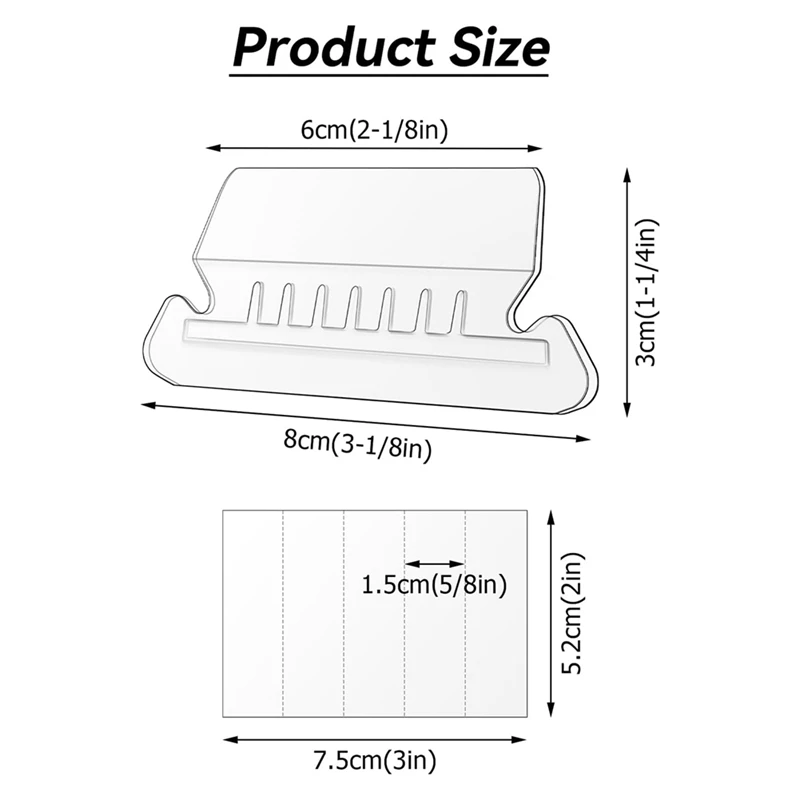 File Folder Tabs, 100 Sets Hanging File Folder Labels 2Inch Plastic Tabs And Inserts For Hanging File Folders