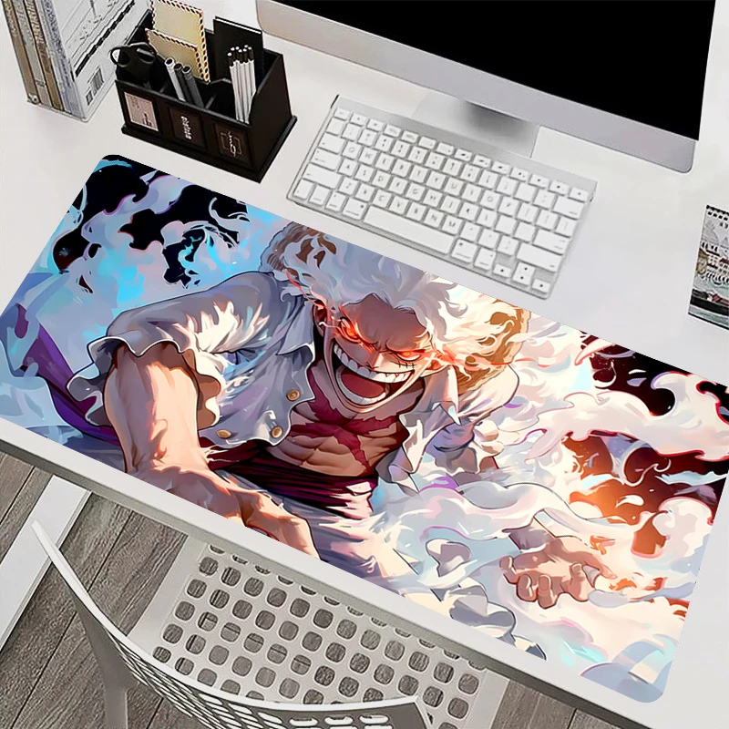 

Mouse Pad PC Accessories Keyboard Pad Office Desk Mat Non-slip Cartoon Mousepad Rubber Tablet Pad Gaming One Piece Extended Pad