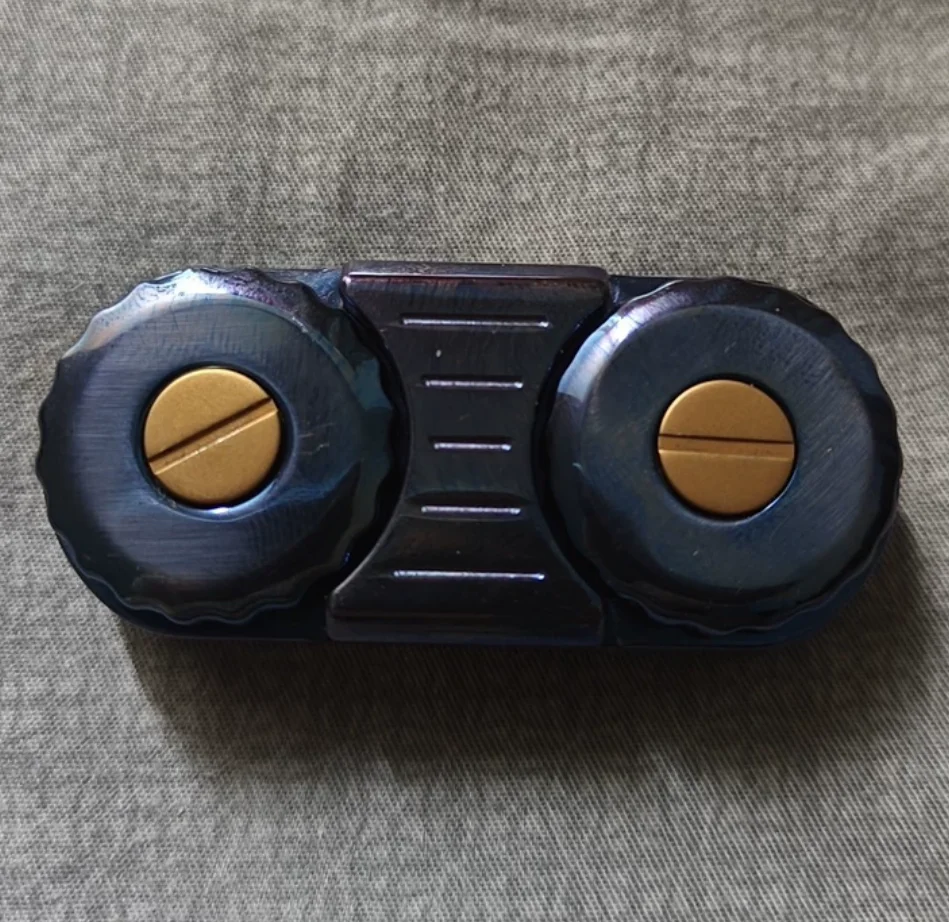 Used EDC Restless titanium alloy Stress Relief Toy Pocket Toy Fidget Slider Decompression Toy