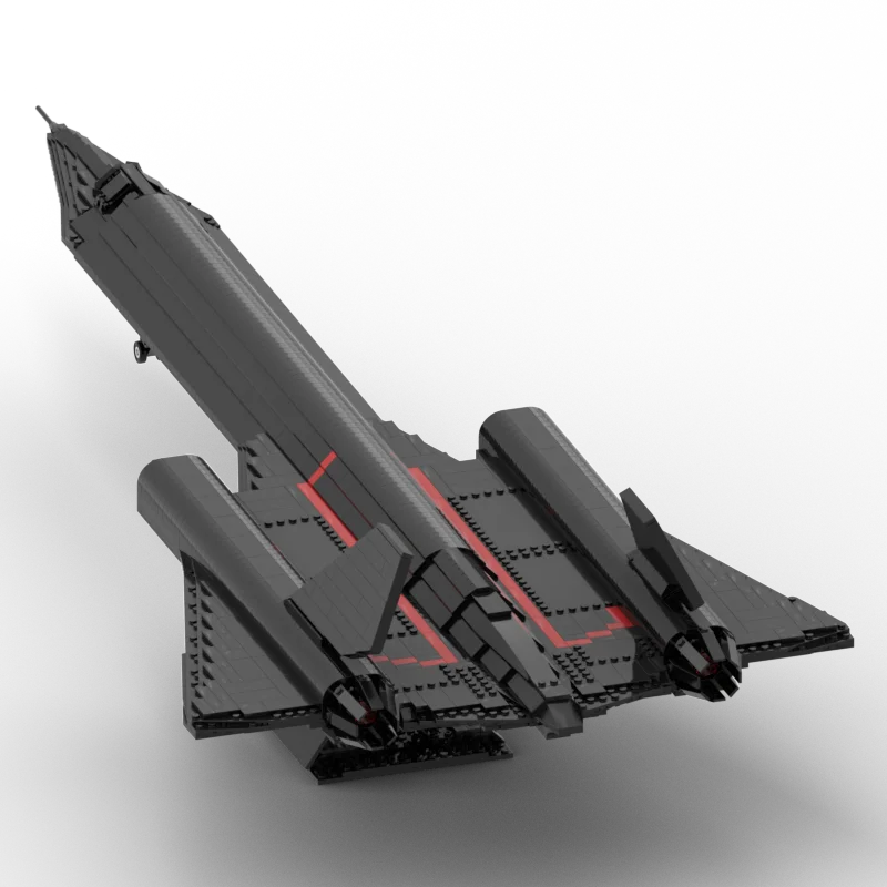 1968PCS MOC-20612 SR-71 Blackbird Transport Model Aircraft Building Block Assembly Collection Series Toy Gift