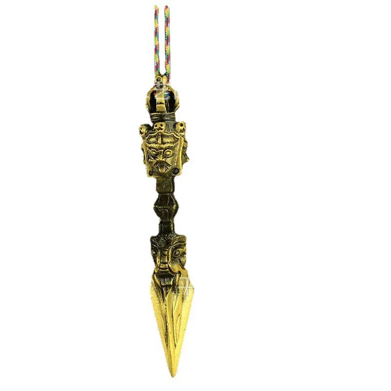 Artifact Nepal Puba pestle, Diamond pestle pendant, Diamond peg, Demon slaying pestle, Copper