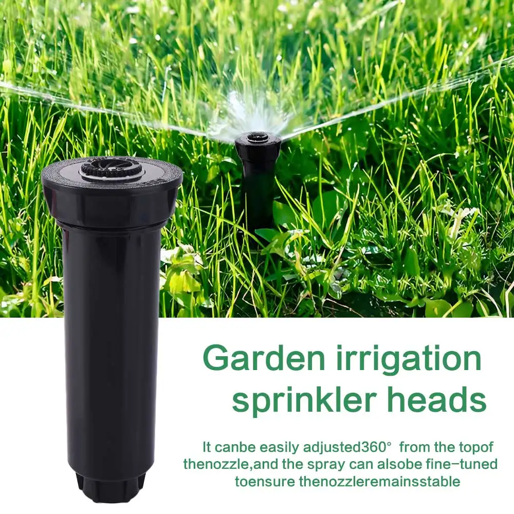 Adjustable 360 Degree Retractable Sprinkler Nozzle Automatic Lifting Anti-Rust Buried Sprinkler Telescopic Spring-Loaded