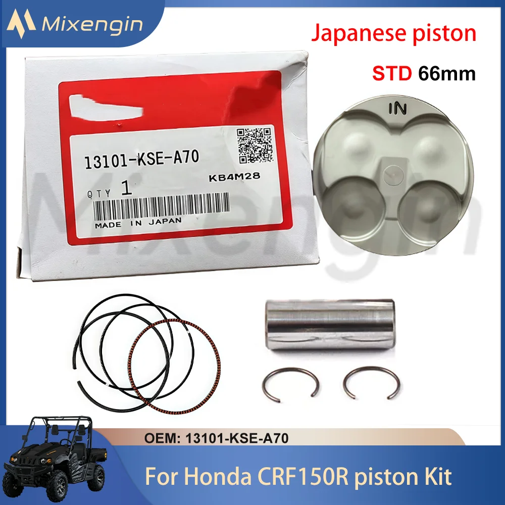 STD 66mm 149cc For Honda CRF150R CRF150RB 12-25 13101-KSE-A70 Motorcycle Engine Parts forged pistons gasket Rebuild Overhaul kit