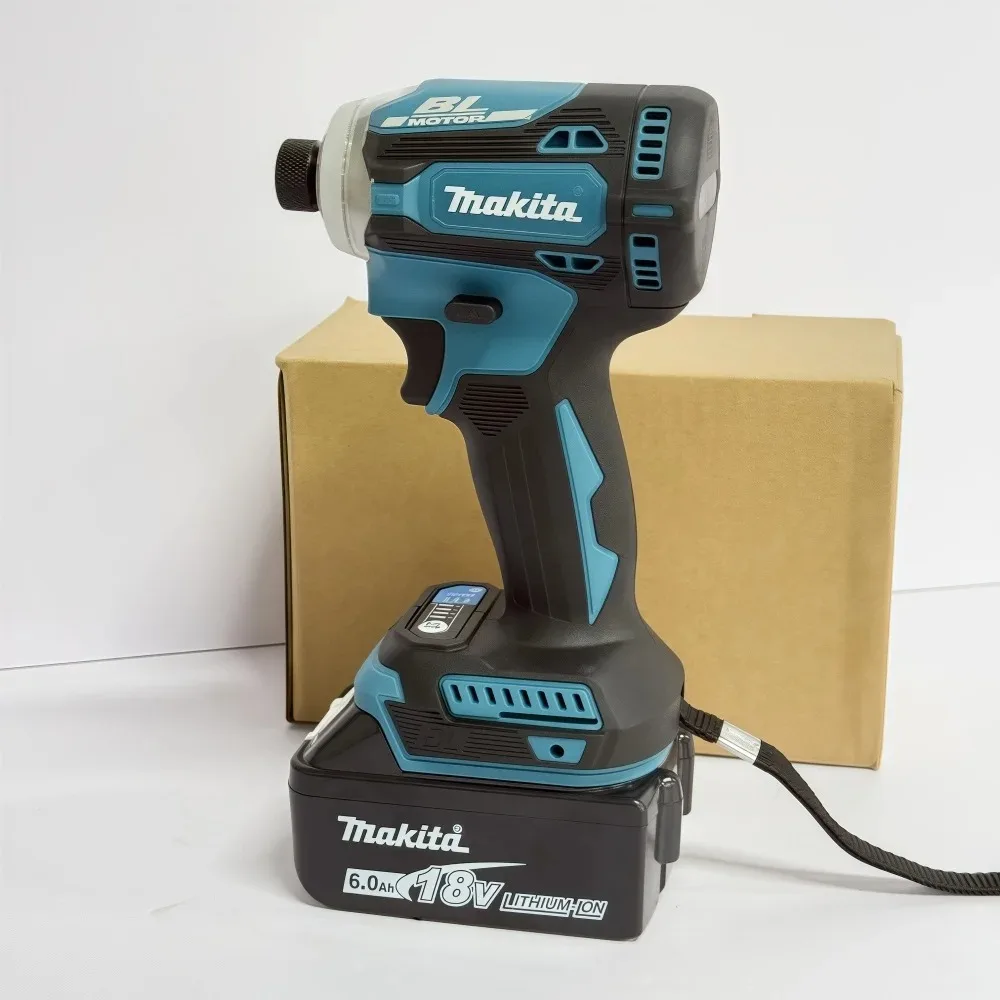 ماكيتا DTD171 تأثير قابلة للشحن 18 فولت عالية الطاقة فرش ليثيوم مفك عزم دوران عالي الكهربائية ، لبطارية ماكيتا 18 فولت