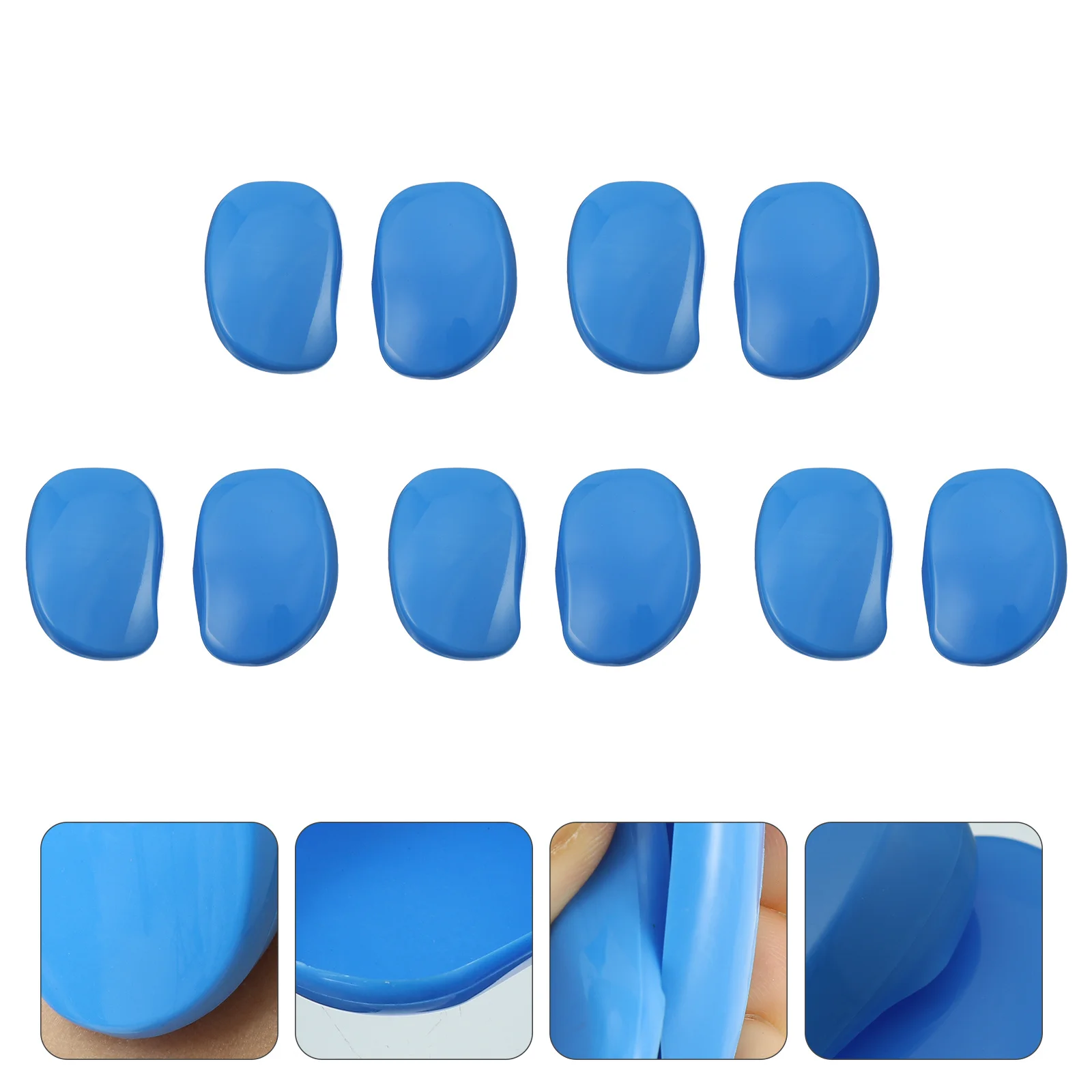 10 قطعة غطاء للأذن صبغ الشعر غطاء للأذنين بلاستيكي بدون رائحة غريبة مجموعة أدوات محمولة قوية لتلوين الشعر الاحترافي الشخصي #3