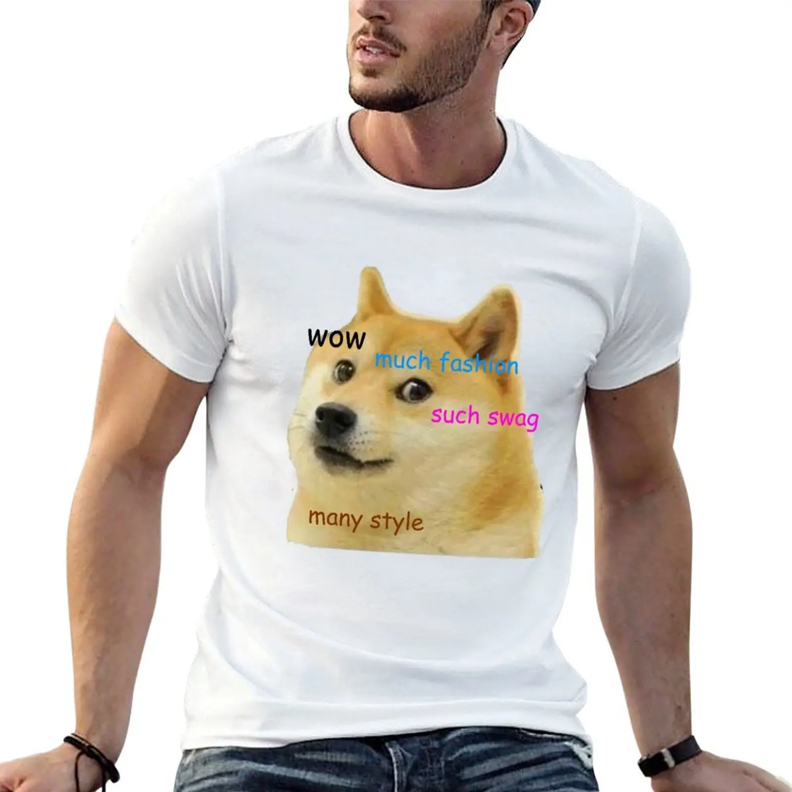 

Doge T-Shirt men t shirt cotton 100% printed t shirts for man t shirts with prints T-shirt