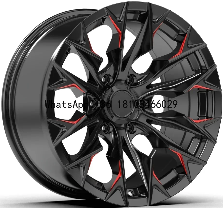 DX411 New Design Car Alloy Wheel 16 17inch Rim 6X139.7 Flow Formed For Off-road Cars and Pickup Truck