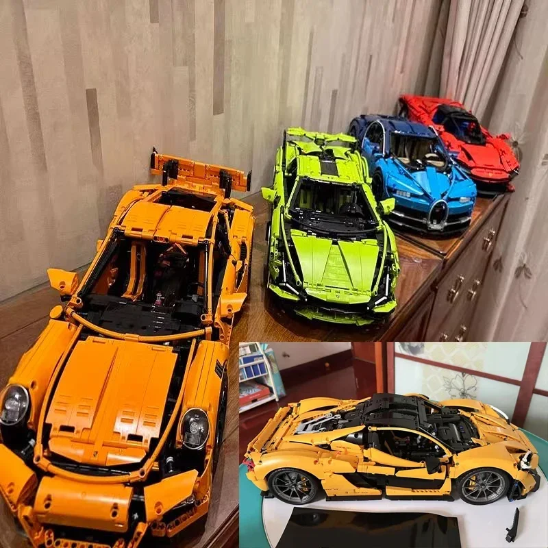 

New 42172 42143 42115 42056 42083 Technical Supercar Model Building 1:8 Bricks Toys Fit for Adults Boys Kids Birthday Gifts