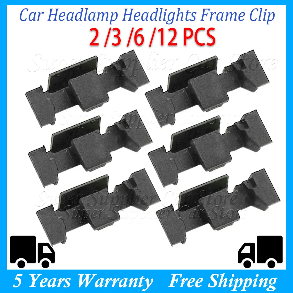 2/3/6/12 PCS Car Fastener Headlamp Headlight Frame Clip Repair Kit For MINI Cooper S One Countryman R55 R56 R60 F54 F55 F56 F60