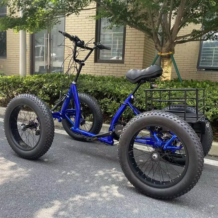 

Электрический квадроцикл 1000 Вт, грузовые четырехколесные велосипеды, толстые шины, квадроцикл, снежные шины, квадроцикл