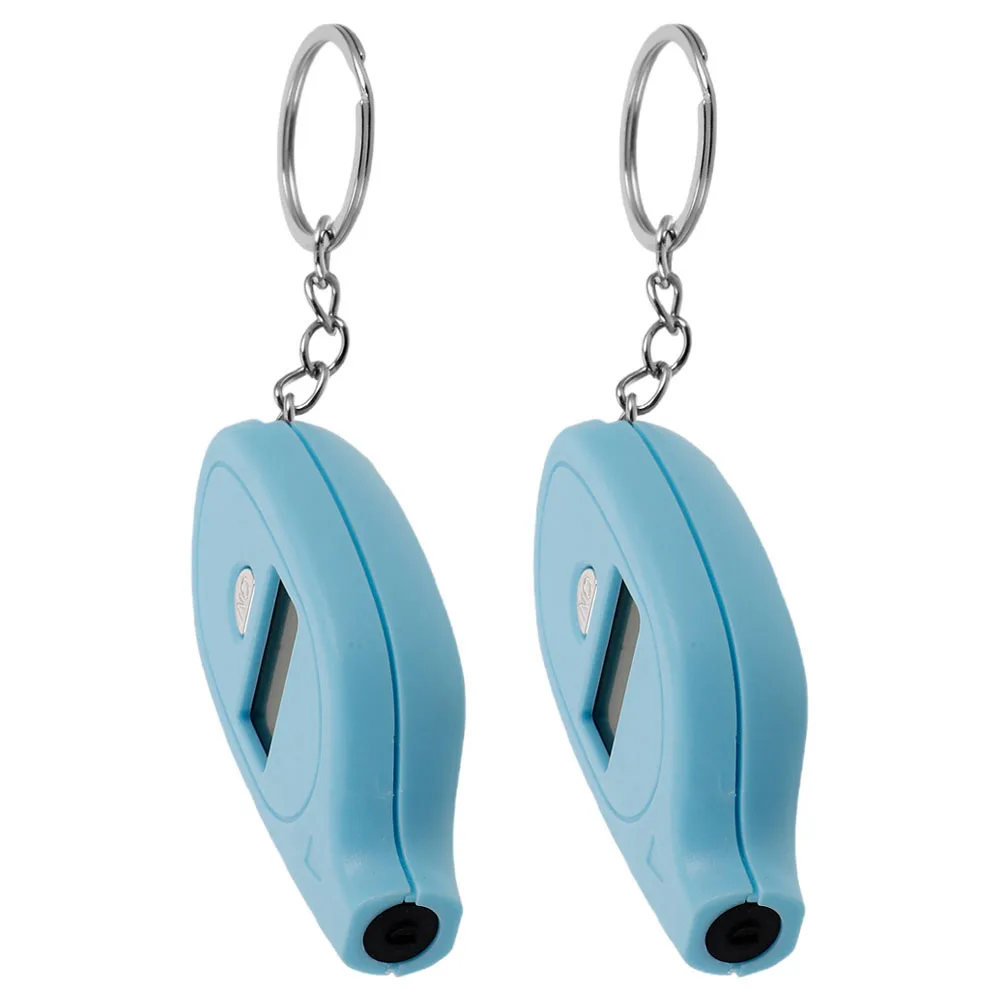 

2 pcs Portable Digital Tire Pressure Gauge Keychain Mini Lcd Display For Car Motorcycle Bicycle Truck Compact Air Pressure