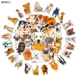 10/30/50PCS Mix Cartoon Dog Stickers Poodle Realistic Stickers Animal For Children DIY Toys Phone Travel Laptop Sticker Decals