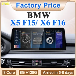 STWEI New ID6 ID7 ID8 UI 12.3inch Android System Wireless Carplay AUTO For BMW X5 F15 X6 F16 NBT EVO Car Video Players GPS NAVI
