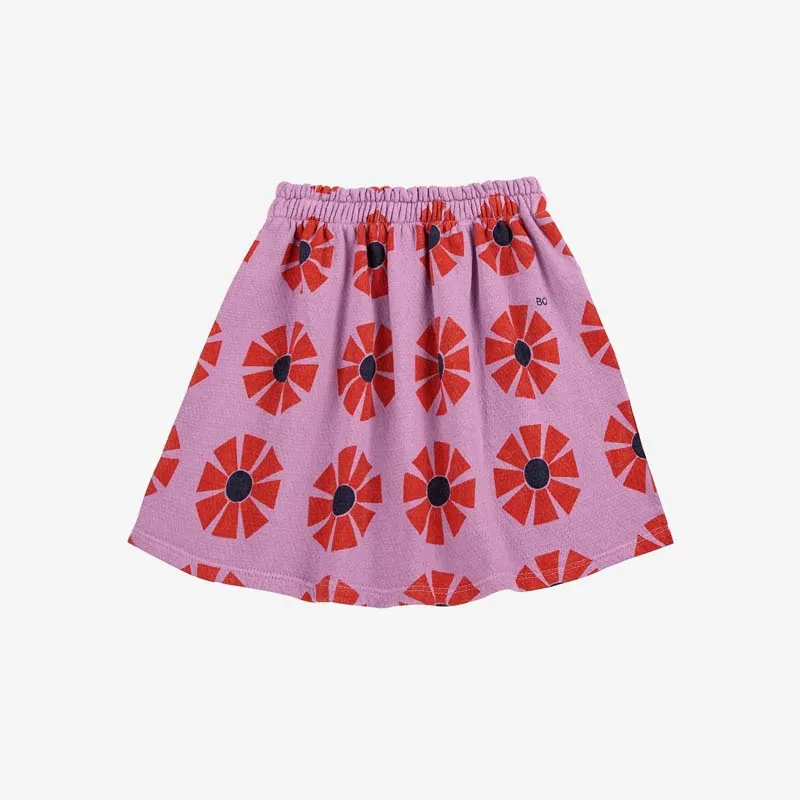 PER-VENDITA 2025 Autunno Inverno BC Ragazzi Ragazze Carino Fiocco di neve Stampa completa Set di fiori Neonate Gonne Bambini Boutique di vestiti